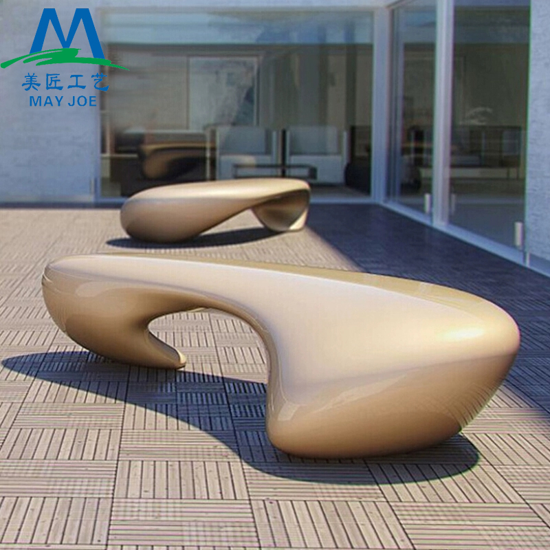 玻璃鋼座椅商場(chǎng)酒店美陳休閑休閑異型坐凳